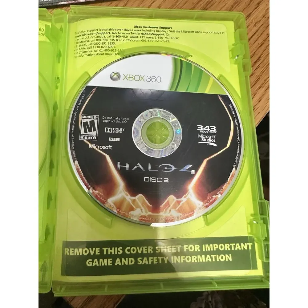 Halo 4 Xbox 360 - Complete 2 Discs CIB